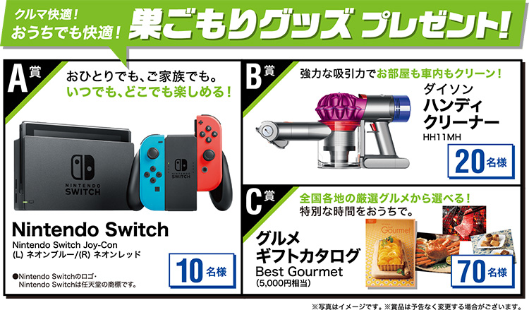 オートバックスオイル交換ワクワクキャンペーン景品