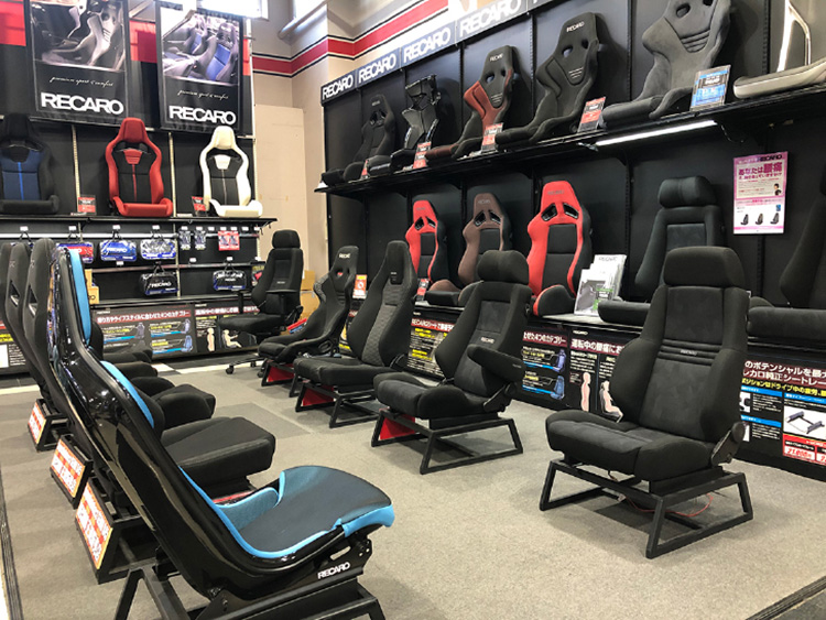 スーパーオートバックス岐阜 RECARO・BRIDE スポーツシートコーナー 2026年