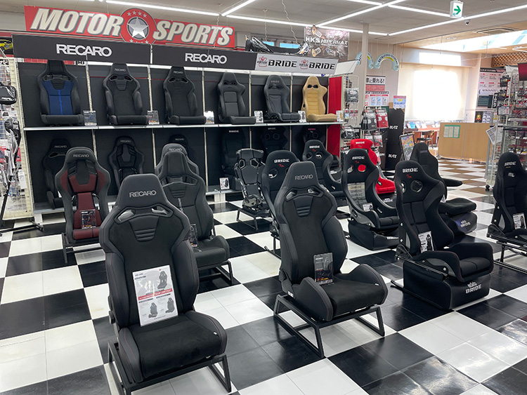 スーパーオートバックス岐阜 RECARO・BRIDE スポーツシートコーナー 2026年